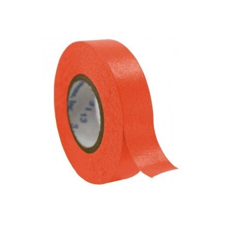 Precision Dynamics Time Tape, 3" Core, 1/2" Wide, Red, 6/PK 512604-R